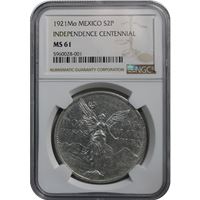 mexico silver pesos independence ngc