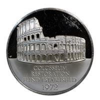 roman colosseum anniversary proof sterling