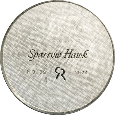 sparrow hawk proof sterling silver