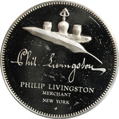philip livingston proof sterling silver