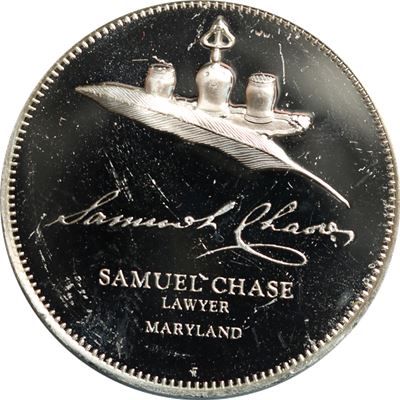 samuel chase proof sterling silver