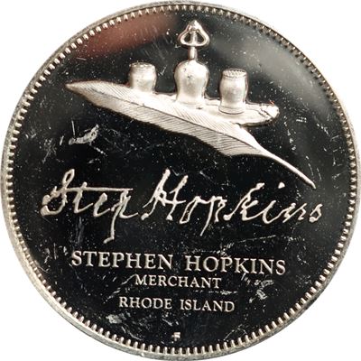 stephen hopkins proof sterling silver
