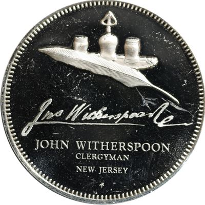john witherspoon sterling silver round