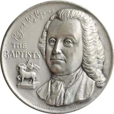 the baptists high relief silver
