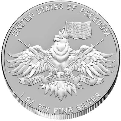 florida man silver round pure