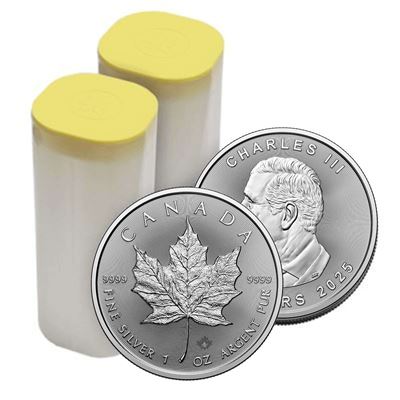 canadian silver maple leaf roll