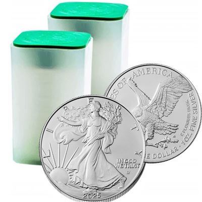 american silver eagle roll coins