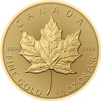 gold canadian maple leaf coin