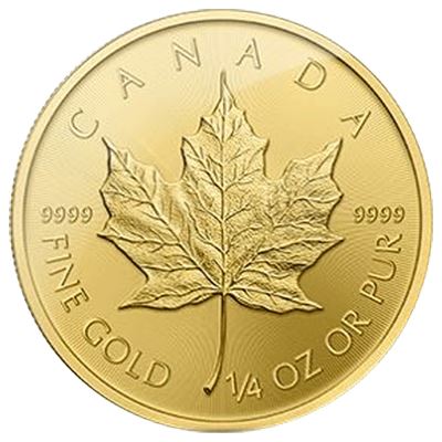 gold canadian maple leaf coin