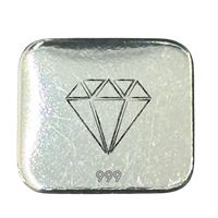 gram silver bar diamond fine