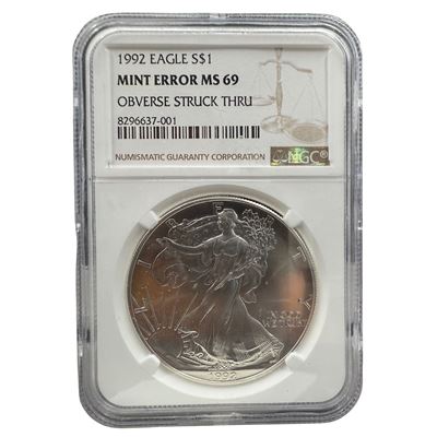 american silver eagle ngc ms69