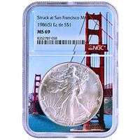 silver american eagle ngc ms69