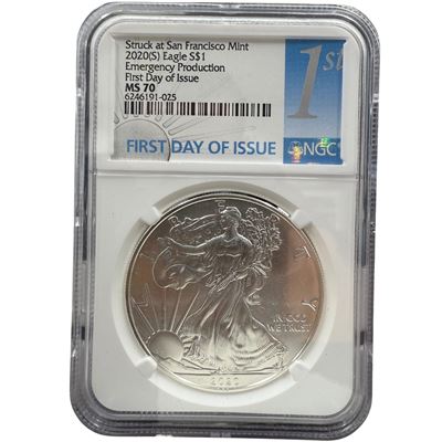 silver american eagle emergency production