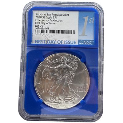 silver american eagle emergency production