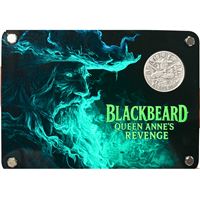 blackbeard silver round antique glow